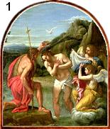 Baptism of Jesus in the Jordan - Francesco Albani