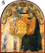 Ukoronowanie Maryi - Jacopo di Mino del Pellicciaio XIVw.